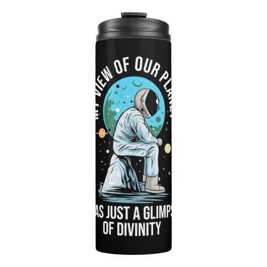 Astronaut Uitzicht van onze planeet Thermosbeker (Voorkant)