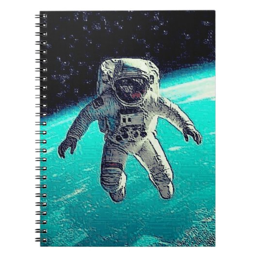ASTRONAUT UNTETHERED NOTITIEBOEK (Voorkant)