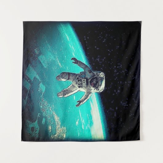 ASTRONAUT UNTETHERED WANDKLEED (Voorkant (horizontaal))