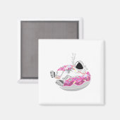 Astronaut Vacation Magneet (Voorkant / Achterkant)