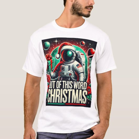 Astronaut vakantie T-shirt (Voorkant)