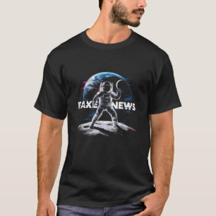 Astronaut Valse Nieuws in Ruimte Maanlanding Samen T-shirt