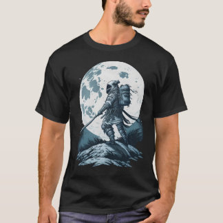astronaut van de samoerai t-shirt
