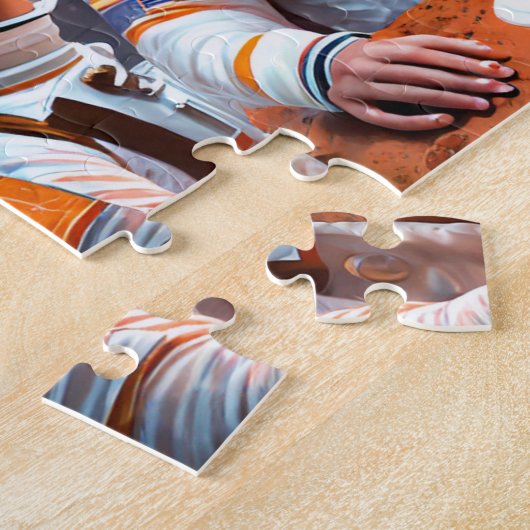 Astronaut Verjaardag 2 Fotopuzzels Internet Jigsaw Legpuzzel (Zijkant)