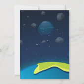 Astronaut verjaardag kaart (Achterkant)