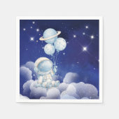 Astronaut Verjaardagsfeest Servet (Voorkant)
