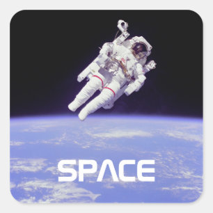 Astronaut Vierkante Sticker