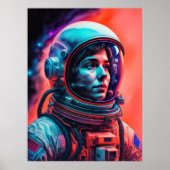 Astronaut Vijf Poster (Voorkant)
