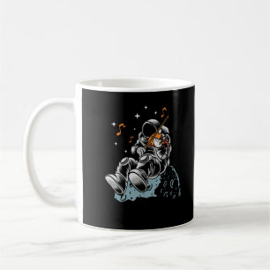 Astronaut Violin Player String Instrument Musician Koffiemok