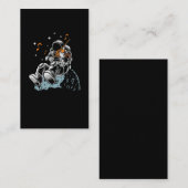 Astronaut Violin Player String Instrument Musician Visitekaartje (Voorkant / Achterkant)