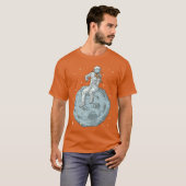 Astronaut Violin Player Violinist Viola Classical  T-shirt (Voorkant volledig)