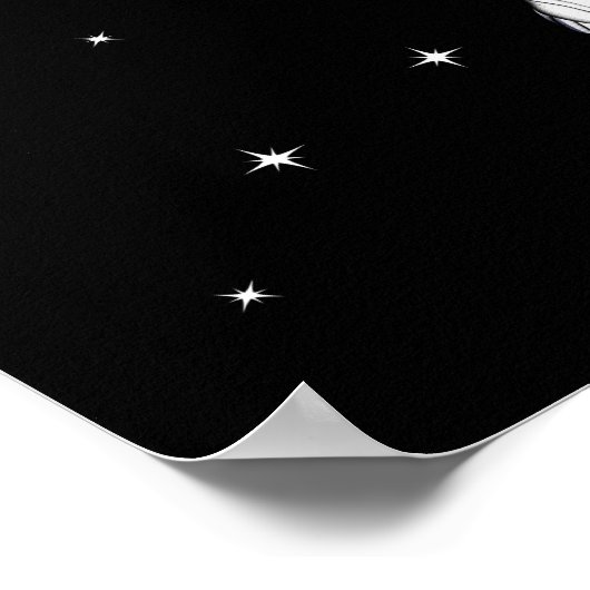 Astronaut Vioolspeler Poster (Hoek)