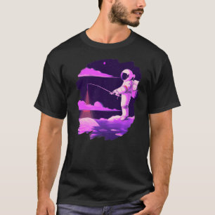 Astronaut Vist zeebootoceaanmeer T-shirt