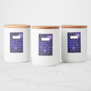 Astronaut Voedselcontainer Etiket