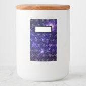 Astronaut Voedselcontainer Etiket (Voorkant)