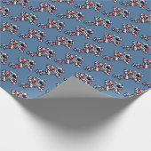 Astronaut Voetbal Cadeaupapier (Hoek)