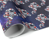 Astronaut Voetbal Cadeaupapier (Rol Hoek)