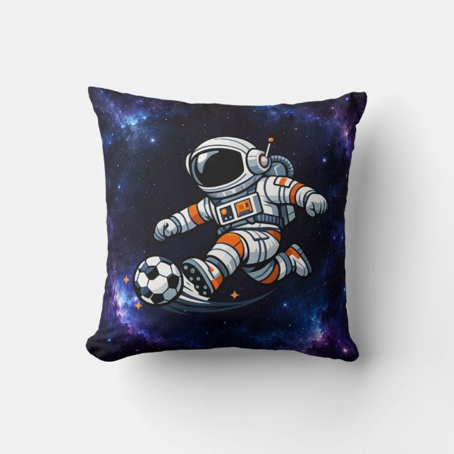 Astronaut Voetbal Kussen (Voorkant)