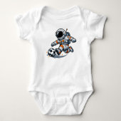 Astronaut Voetbal Romper (Voorkant)