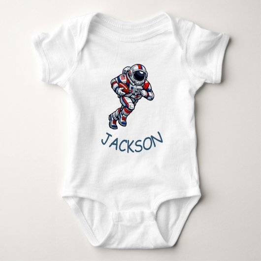 Astronaut Voetbal Romper (Voorkant)