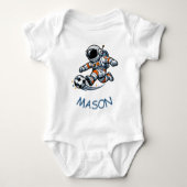 Astronaut Voetbal Romper (Voorkant)