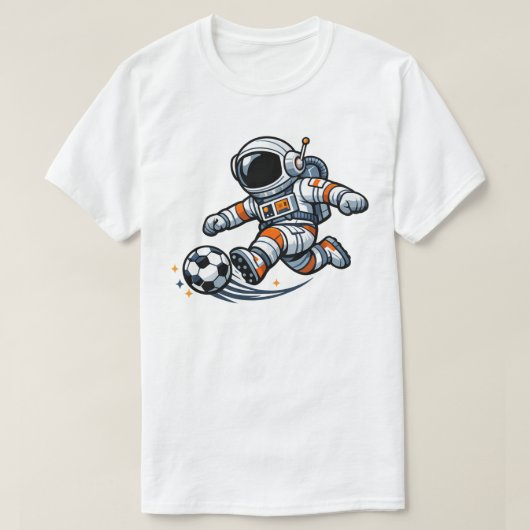 Astronaut Voetbal T-shirt (Design voorkant)