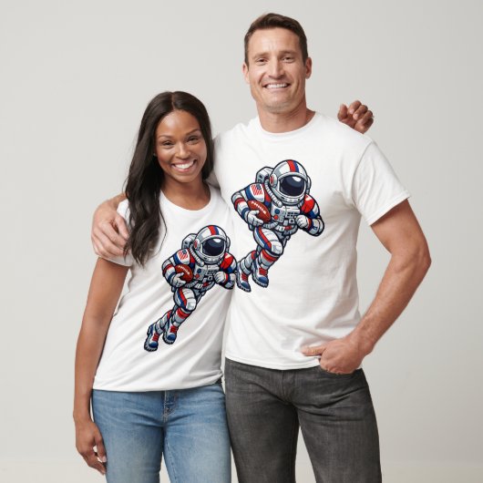 Astronaut Voetbal T-shirt (Unisex)