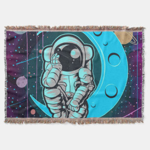 astronaut volledige kleur deken
