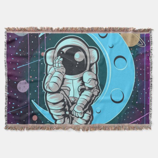 astronaut volledige kleur deken (Voorkant)
