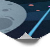 astronaut volledige kleur poster (Hoek)