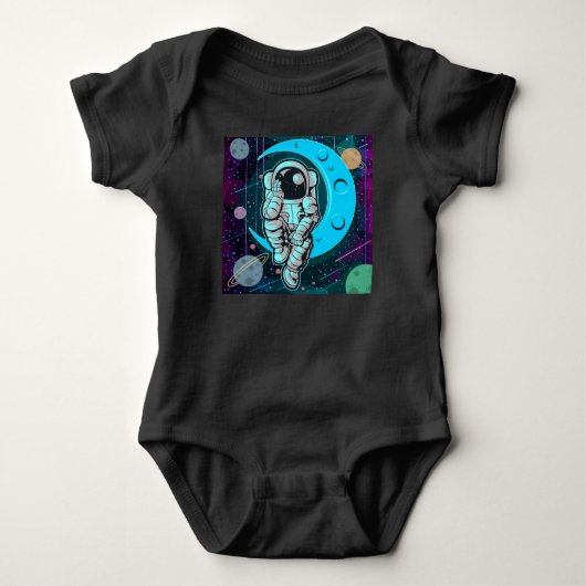 astronaut volledige kleur romper (Voorkant)