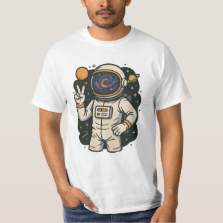 Astronaut Vredesteken Spaceman Galaxy Astro Lover T-shirt