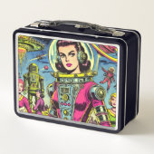 Astronaut vrouw  Sci-Fi Comics (Achterkant)