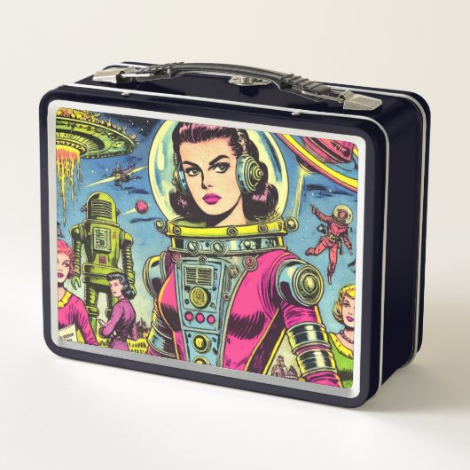 Astronaut vrouw  Sci-Fi Comics (Achterkant)