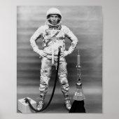 Astronaut Walter Schirra van Sigma 7 (MA-8) Poster (Voorkant)
