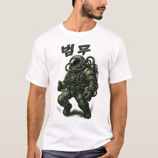 Astronaut Warrior - futuristische ruimteverkenner T-shirt