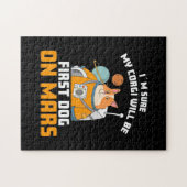 Astronaut weet zeker dat mijn Corgi de eerste keer Legpuzzel (Horizontaal)