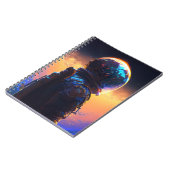Astronaut World Discovery Schilderij Menselijk Uni Notitieboek (Linkerzijde)