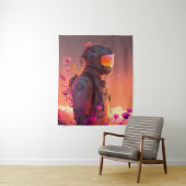 Astronaut World Discovery Schilderij Menselijk Uni Wandkleed (In situ)