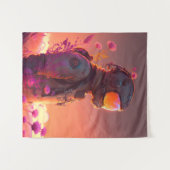 Astronaut World Discovery Schilderij Menselijk Uni Wandkleed (Voorkant (horizontaal))