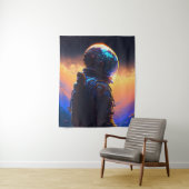 Astronaut World Discovery Schilderij Menselijk Uni Wandkleed (In situ)
