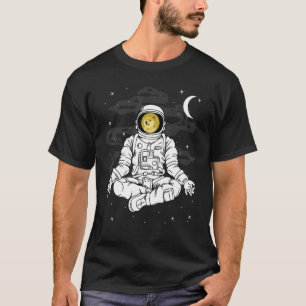 Astronaut Yoga Dogecoin Doge Coin Naar De Maan Cry T-shirt