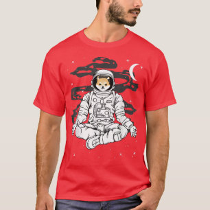 Astronaut Yoga Dogelon Mars ELON Coin to the Moon T-shirt