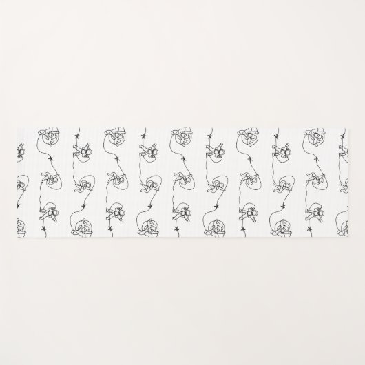 Astronaut Yoga Mat (Voorkant (horizontaal))