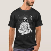 Astronaut Yoga Quant Qnt Coin to the Moon Crypto T T-shirt (Voorkant)