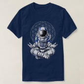 Astronaut zen yoga t-shirt (Design voorkant)