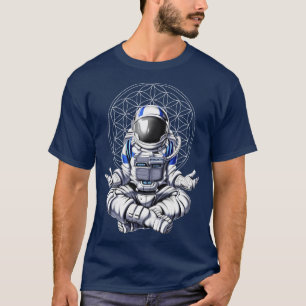 Astronaut zen yoga t-shirt