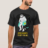 astronaut zonder zwaartekracht t-shirt (Voorkant)