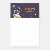 Astronaut zweeft in de ruimte post-it® notes (Voorkant)