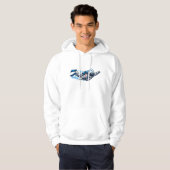 Astronaut Zwemt Hoodie (Voorkant volledig)